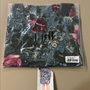 J. Jill Vibrant Floral Ponte Fabric Skirt NWT Size SP